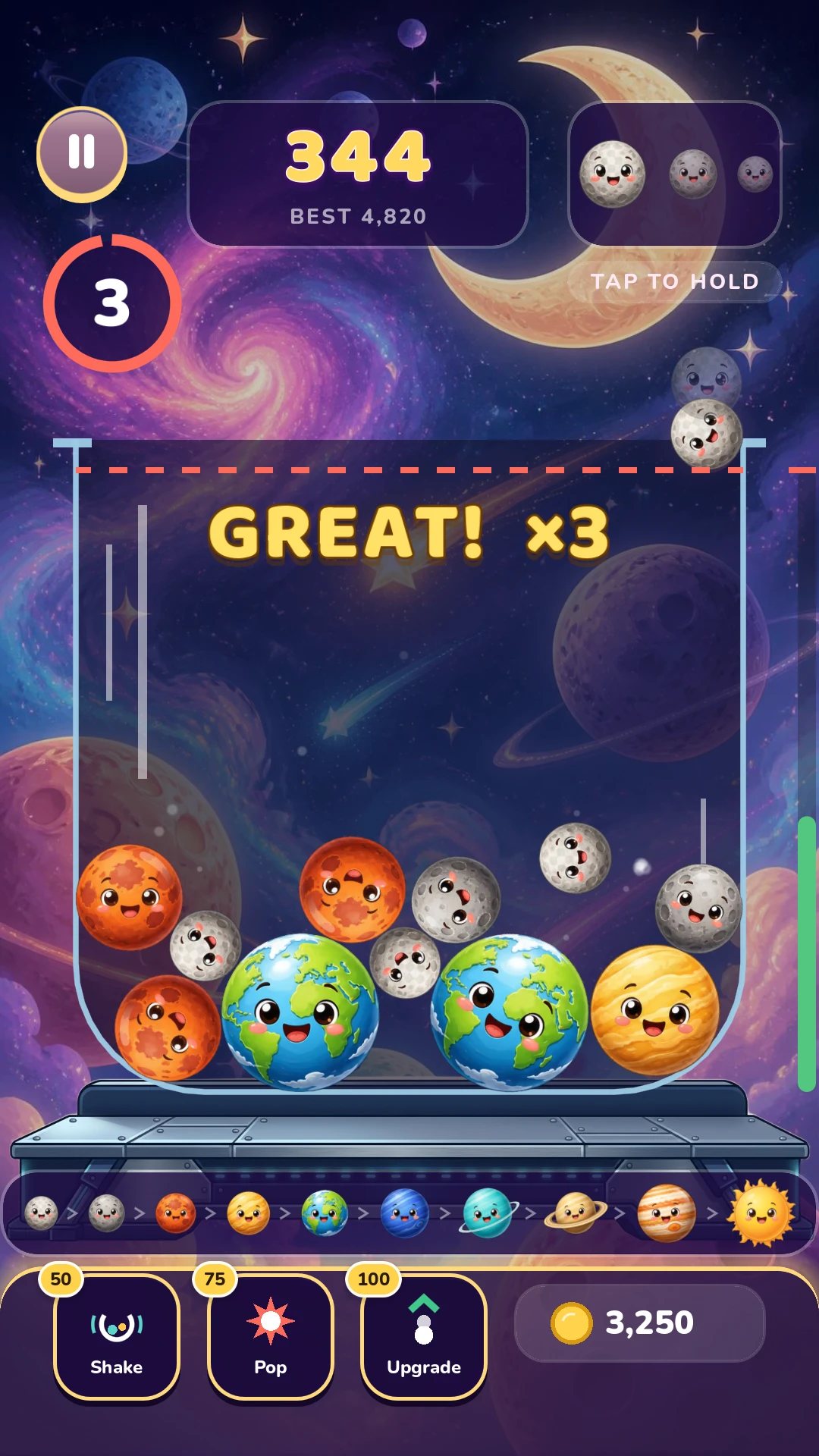Space world painted preview